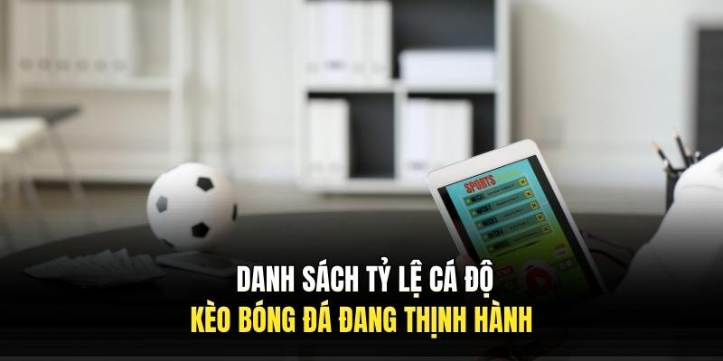 Danh sách tỷ lệ cá độ kèo bóng đá đang thịnh hành